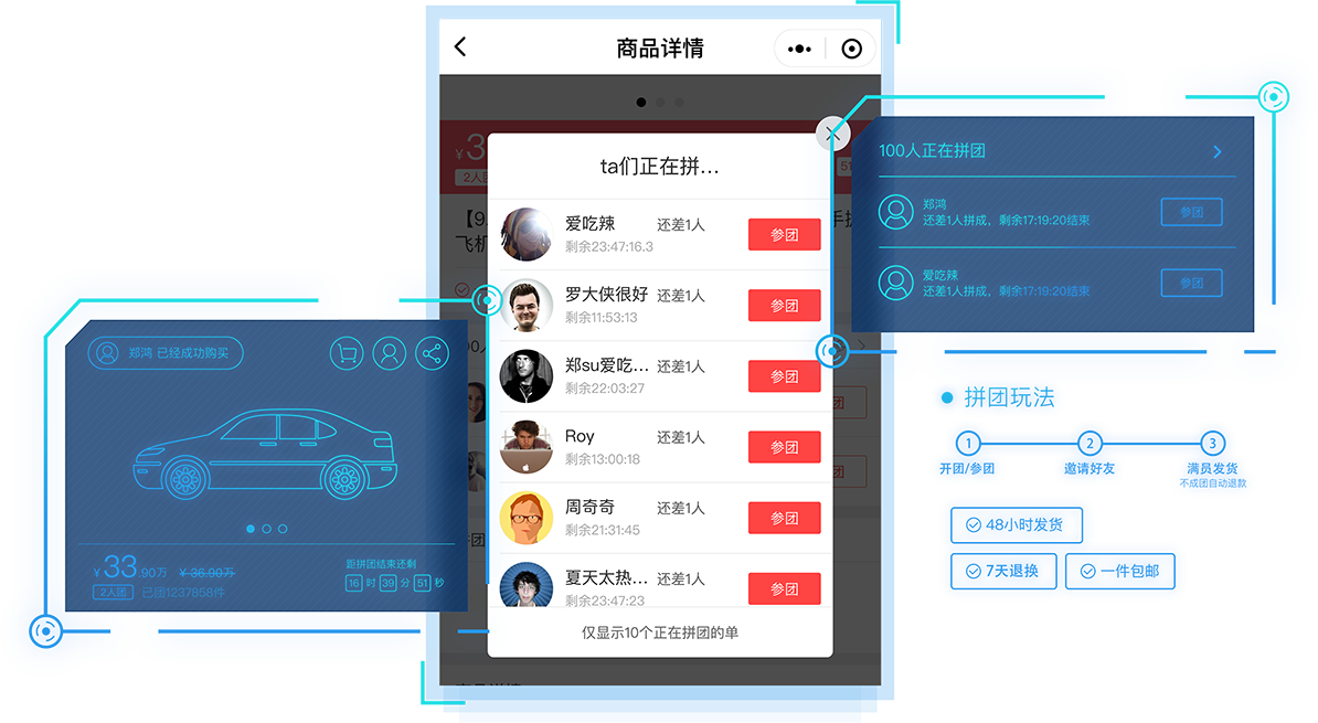 智能名片+小程序   连接微信十亿用户_移动商城